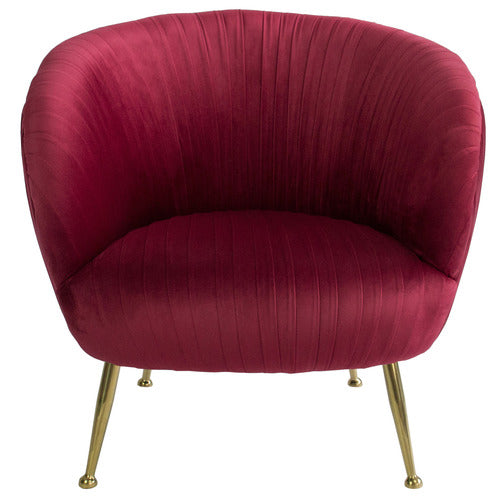 BROOKLYN AND BELLA PERUGIA VELVET ARMCHAIR