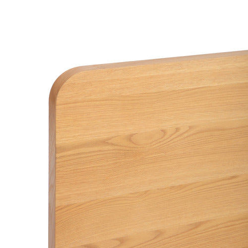 PEYTON OAK WOOD QUEEN BED