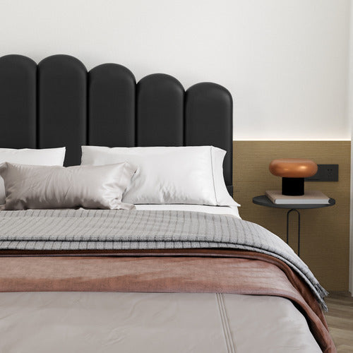 HOXTON ROOM PHILIPPA FAUX LEATHER BED FRAME