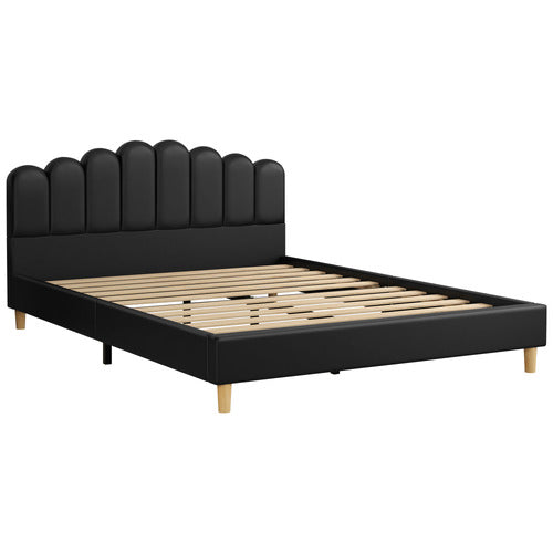 HOXTON ROOM PHILIPPA FAUX LEATHER BED FRAME