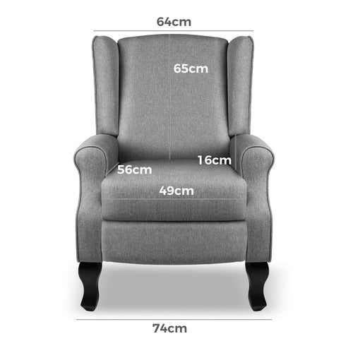 HOXTON ROOM PHILO RECLINER ACCENT CHAIR