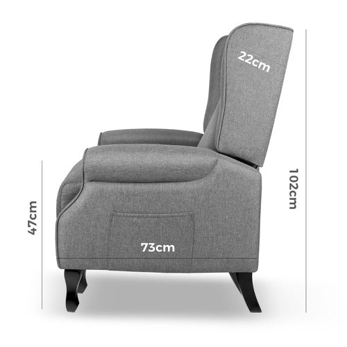 HOXTON ROOM PHILO RECLINER ACCENT CHAIR