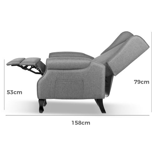 HOXTON ROOM PHILO RECLINER ACCENT CHAIR