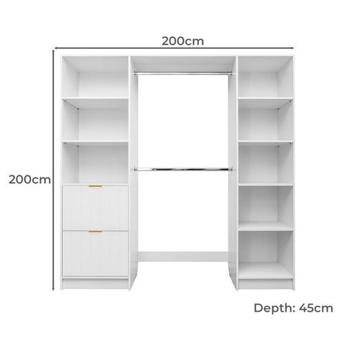 CAPEVIEW INTERIORS ASTORIA VJ PANEL WALK-IN WARDROBE