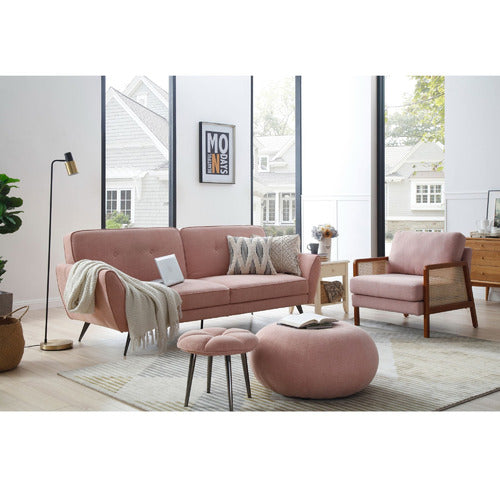MIKASA FURNITURE PINK ZENON ARM CHAIR