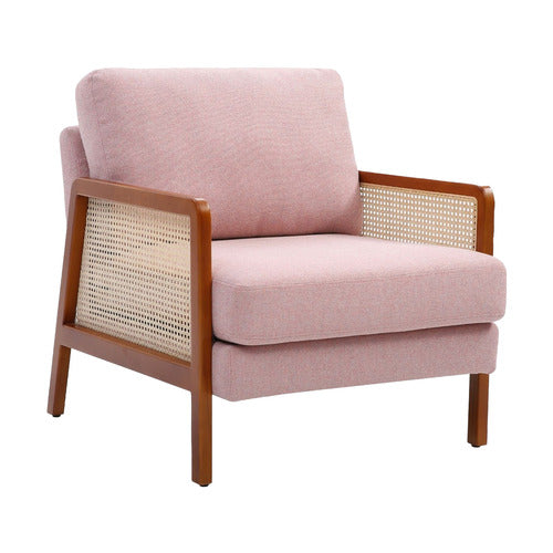 MIKASA FURNITURE PINK ZENON ARM CHAIR