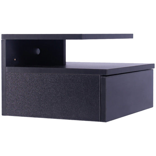 OAKLEIGH HOME POLLER WALL MOUNTED LED BEDSIDE TABLES (SET OF 2)