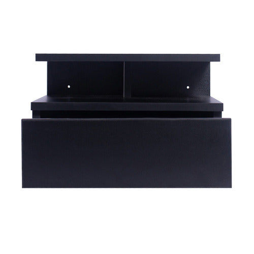 OAKLEIGH HOME POLLER WALL MOUNTED LED BEDSIDE TABLES (SET OF 2)