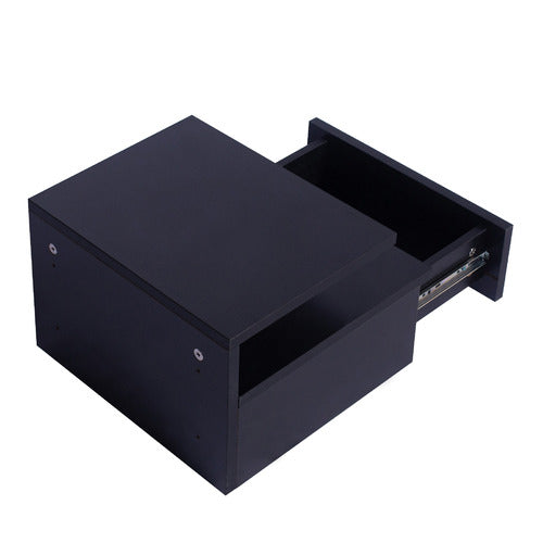 OAKLEIGH HOME POLLER WALL MOUNTED LED BEDSIDE TABLES (SET OF 2)