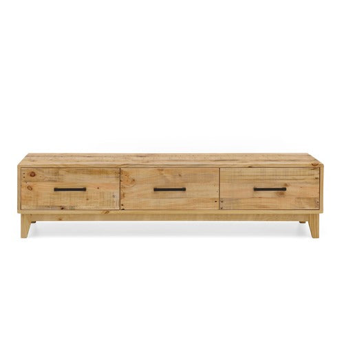 EVERGREEN HOME AVA RECYCLED PINE WOOD TV UNIT