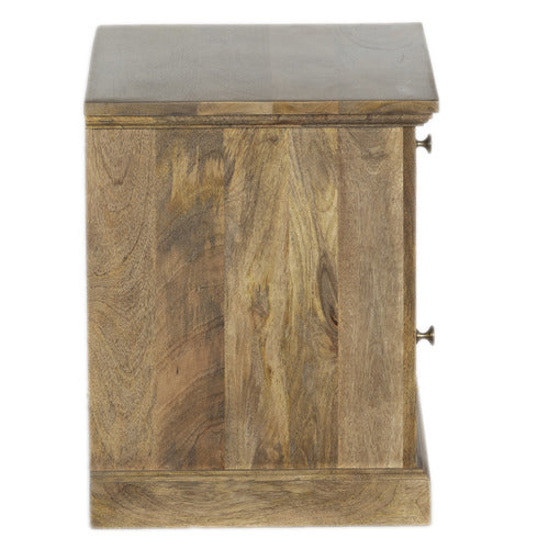 HOME & LIFESTYLE POWELL MANGO WOOD BEDSIDE TABLE