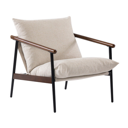 STUDIO HOME PRIMROSE RUBBERWOOD ACCENT CHAIR
