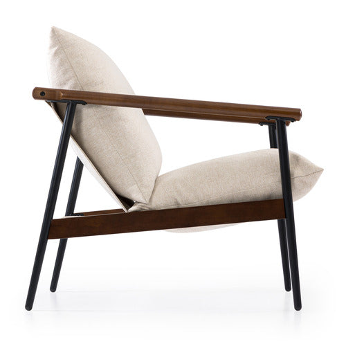 STUDIO HOME PRIMROSE RUBBERWOOD ACCENT CHAIR