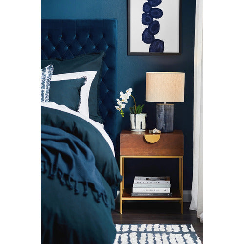 PRIYA MANGO WOOD BEDSIDE TABLE