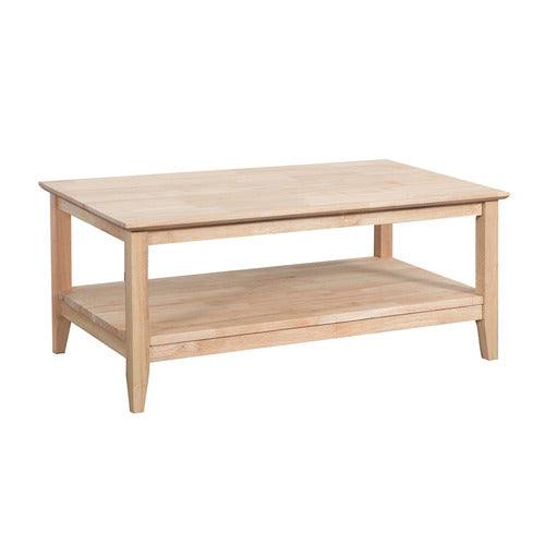 TERRA LIVING LISELOTTE RUBBERWOOD COFFEE TABLE