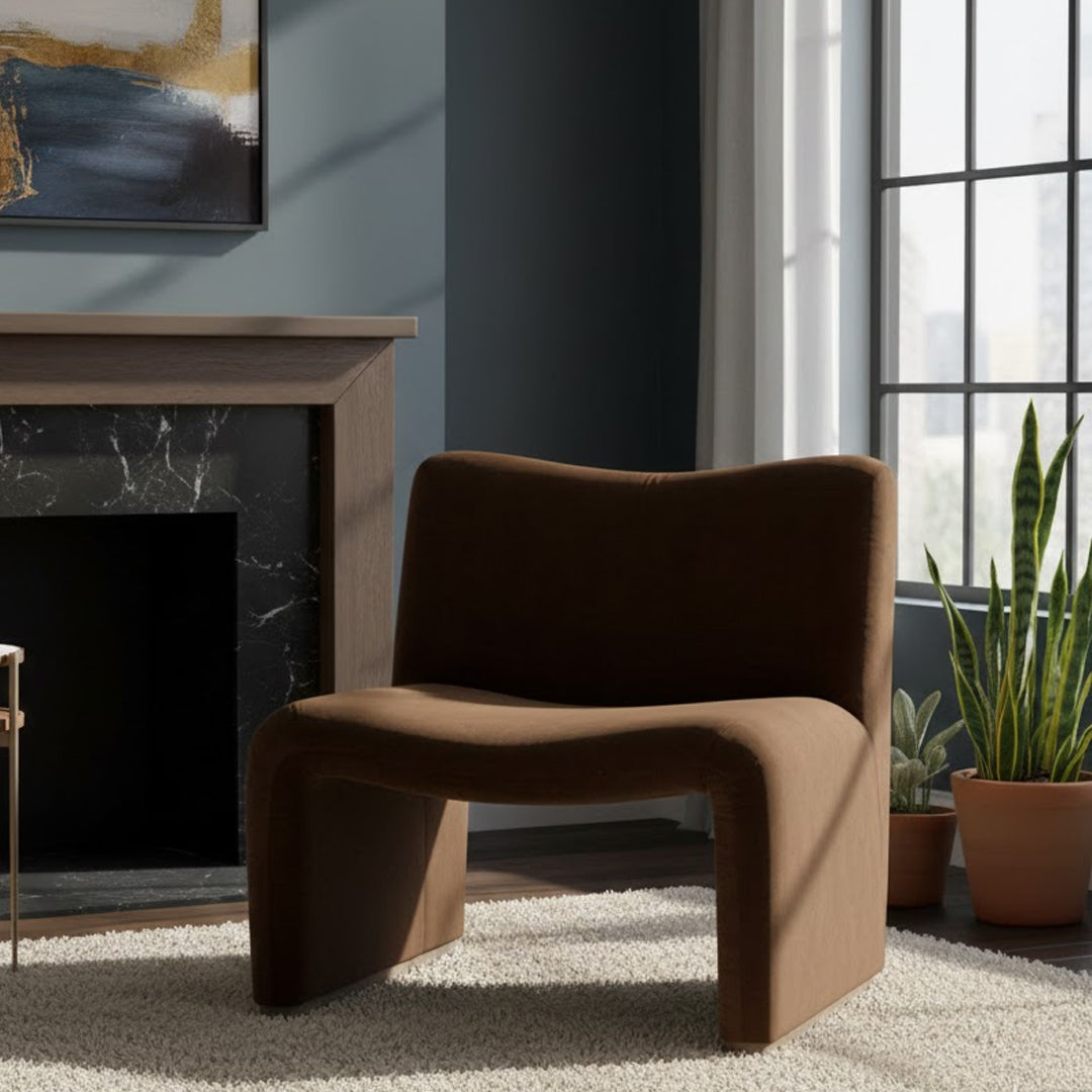 REXINGTON HOME ROWAN VELVET ACCENT CHAIR