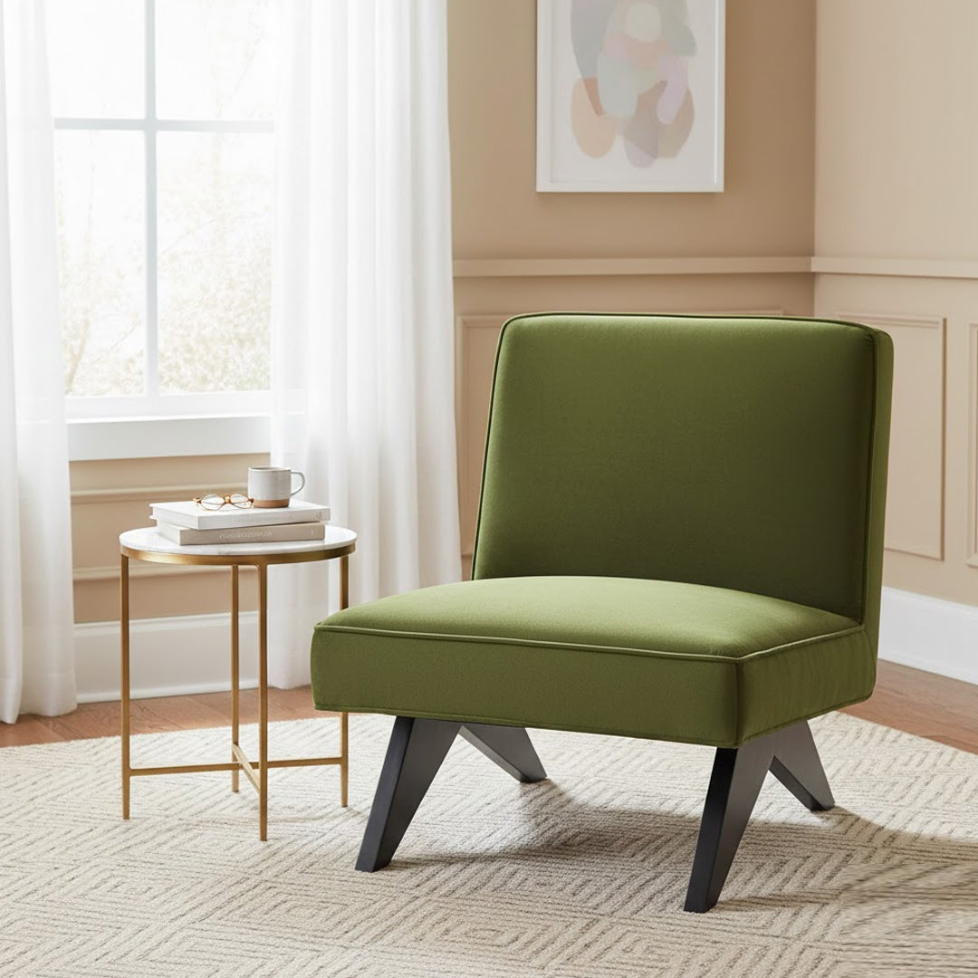 REXINGTON HOME XAVIER VELVET ACCENT CHAIR
