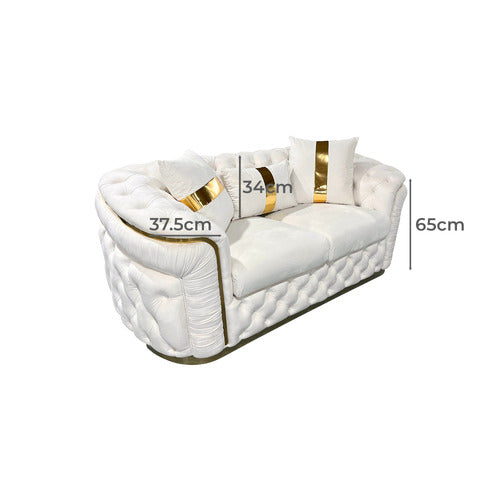 SOUTHERN STYLERS RALEIGH 2 SEATER VELVET SOFA