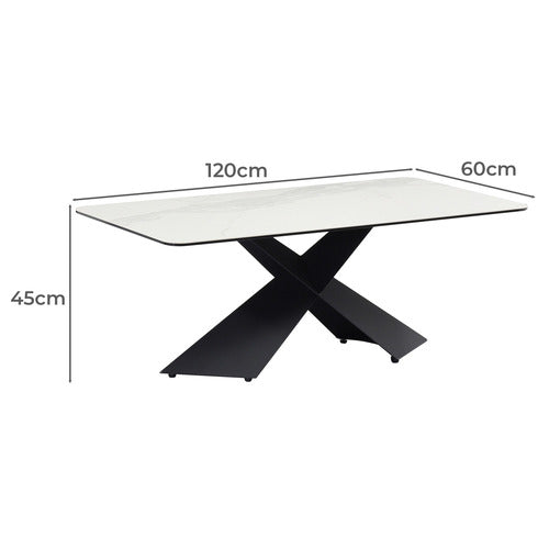 KEYS ROAD DESIGNS RAYVER CERAMIC COFFEE TABLE
