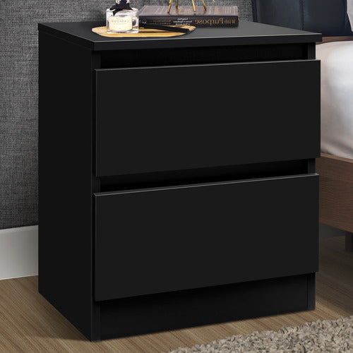 HOXTON ROOM REGAL 2 DRAWER BEDSIDE TABLE