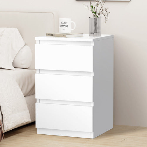 HOXTON ROOM REGAL 3 DRAWER BEDSIDE TABLE