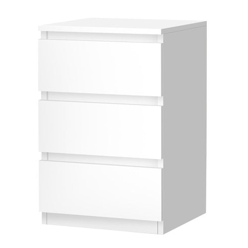 HOXTON ROOM REGAL 3 DRAWER BEDSIDE TABLE