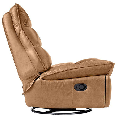 REXINGTON HOME REILLY COW LEATHER RECLINER CHAIR