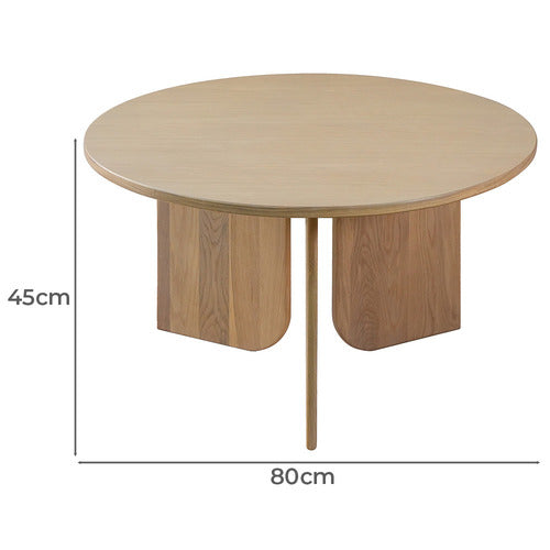NORDIC STREET REINHOLD OAK WOOD COFFEE TABLE