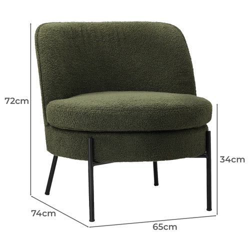 LIVING FUSION RENZO SHERPA ACCENT CHAIR