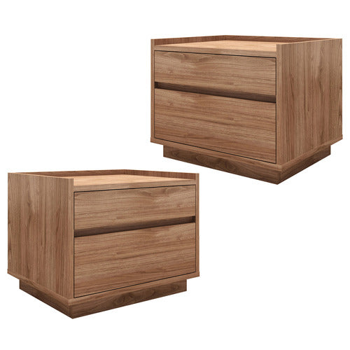 RHET BEDSIDE TABLES (SET OF 2)