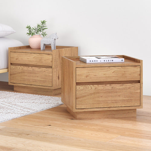 RHET BEDSIDE TABLES (SET OF 2)