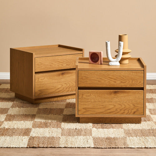 RHET BEDSIDE TABLES (SET OF 2)