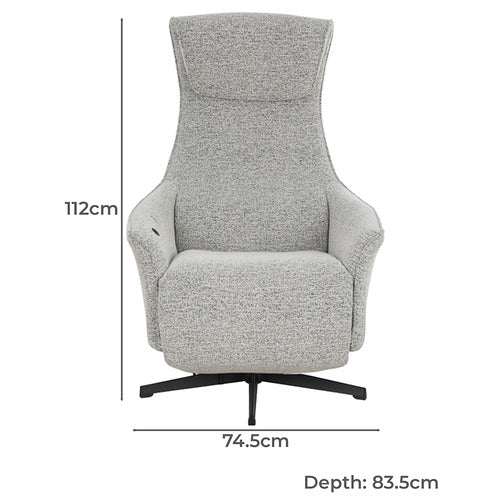 MIKASA FURNITURE RHINOA MASSAGE RECLINER ARMCHAIR