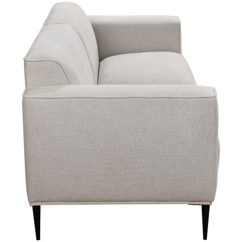 NATURAL RHYS 3 SEATER UPHOLSTERED SOFA