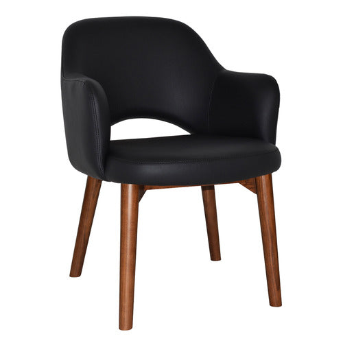 BRIGHT SIDE FURNITURE RICHMOND FAUX LEATHER ARMCHAIRS (SET OF 2)