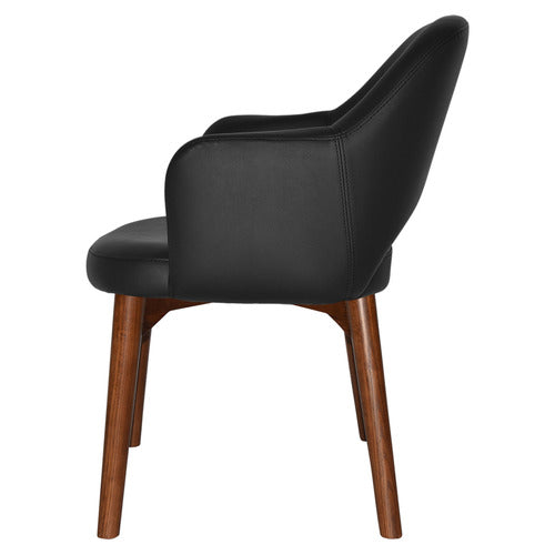 BRIGHT SIDE FURNITURE RICHMOND FAUX LEATHER ARMCHAIRS (SET OF 2)