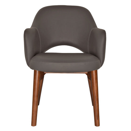 BRIGHT SIDE FURNITURE RICHMOND FAUX LEATHER ARMCHAIRS (SET OF 2)