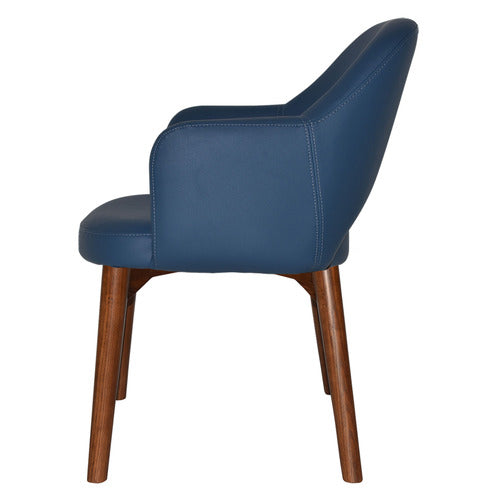 BRIGHT SIDE FURNITURE RICHMOND FAUX LEATHER ARMCHAIRS (SET OF 2)