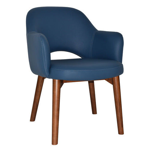 BRIGHT SIDE FURNITURE RICHMOND FAUX LEATHER ARMCHAIRS (SET OF 2)