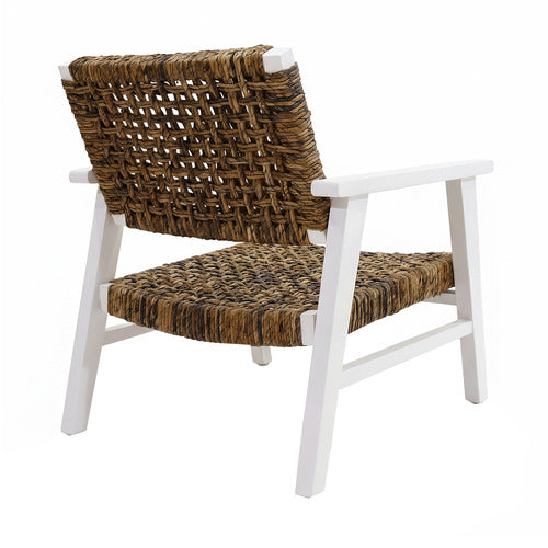 NORDIC STREET RIVERS MAHOGANY WOOD ARMCHAIR