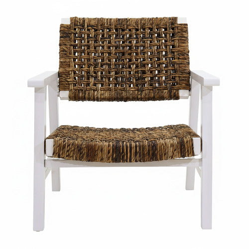 NORDIC STREET RIVERS MAHOGANY WOOD ARMCHAIR