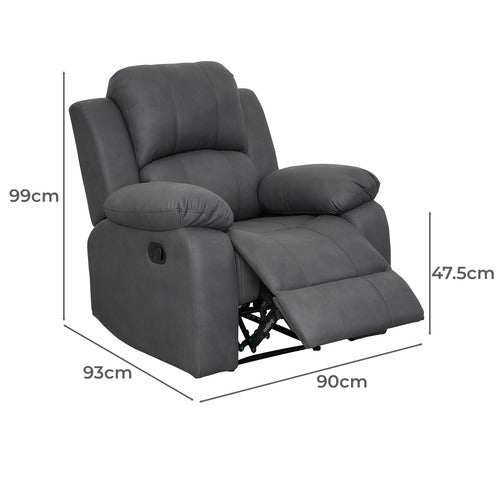 BY DESIGNS RIVOIRE MANUAL RECLINER ARMCHAIR