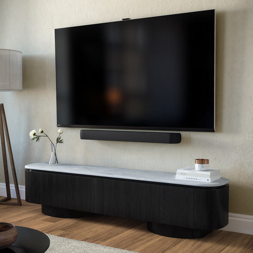 CORNER OFFICE ROAN MARBLE LOWLINE TV UNIT