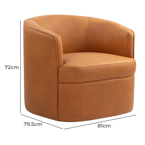 ROBBIE SWIVEL ARMCHAIR