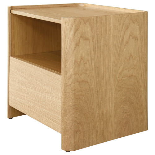 RONAN OAK WOOD BEDSIDE TABLE