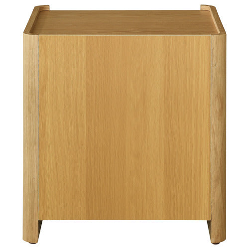 RONAN OAK WOOD BEDSIDE TABLE