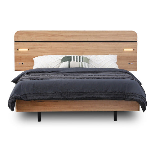 EVERGREEN HOME PHINEAS QUEEN BED WITH LED