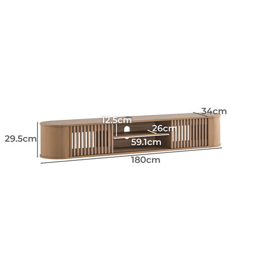 CORE LIVING ALDANA 2 DOOR WALL-MOUNTED TV UNIT