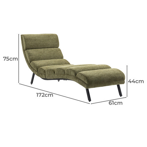 SHIRLEY LANE FURNITURE ROSEMEAD UPHOLSTERED CHAISE LOUNGE