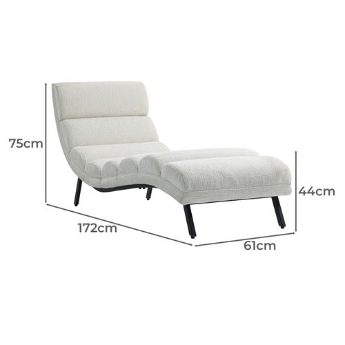 SHIRLEY LANE FURNITURE ROSEMEAD UPHOLSTERED CHAISE LOUNGE